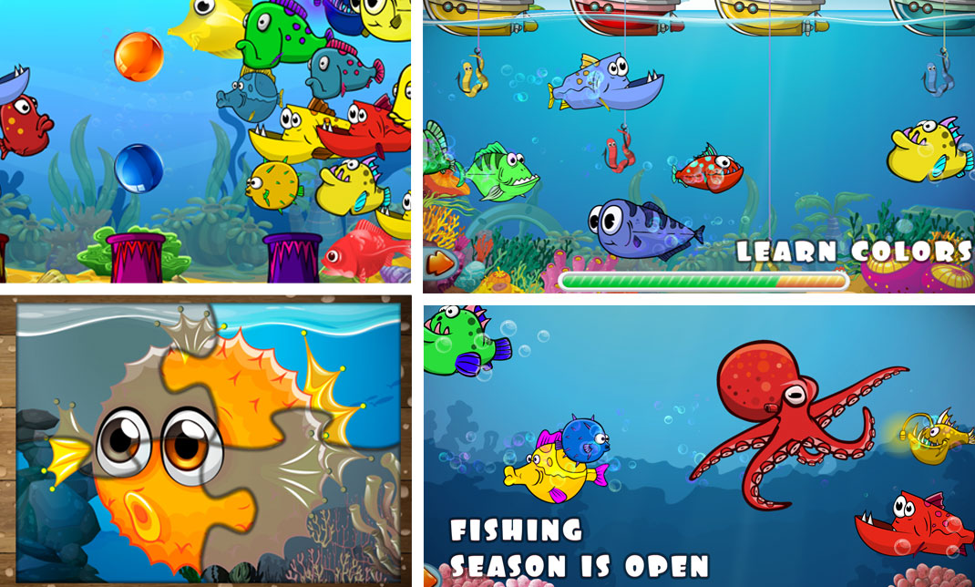 Toddler learning fishing games – Kids Games Center – production of mobile  apps for kids