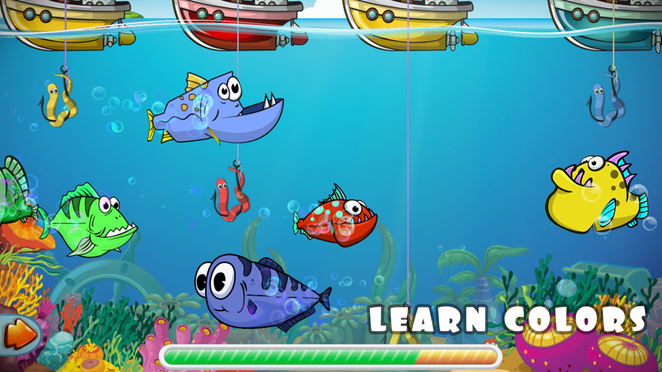 Toddler learning fishing games – Kids Games Center – production of